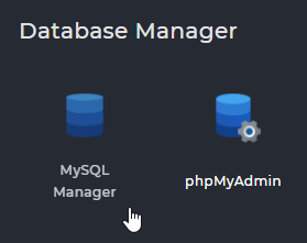 MySQL Manager